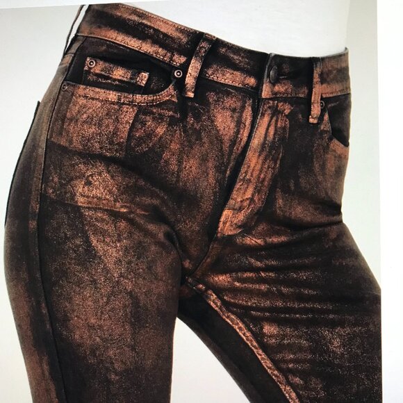 Brown/Copper Jeans, by Idyllwind, Dark Foil, size 4, NWOT - Picture 2 of 6